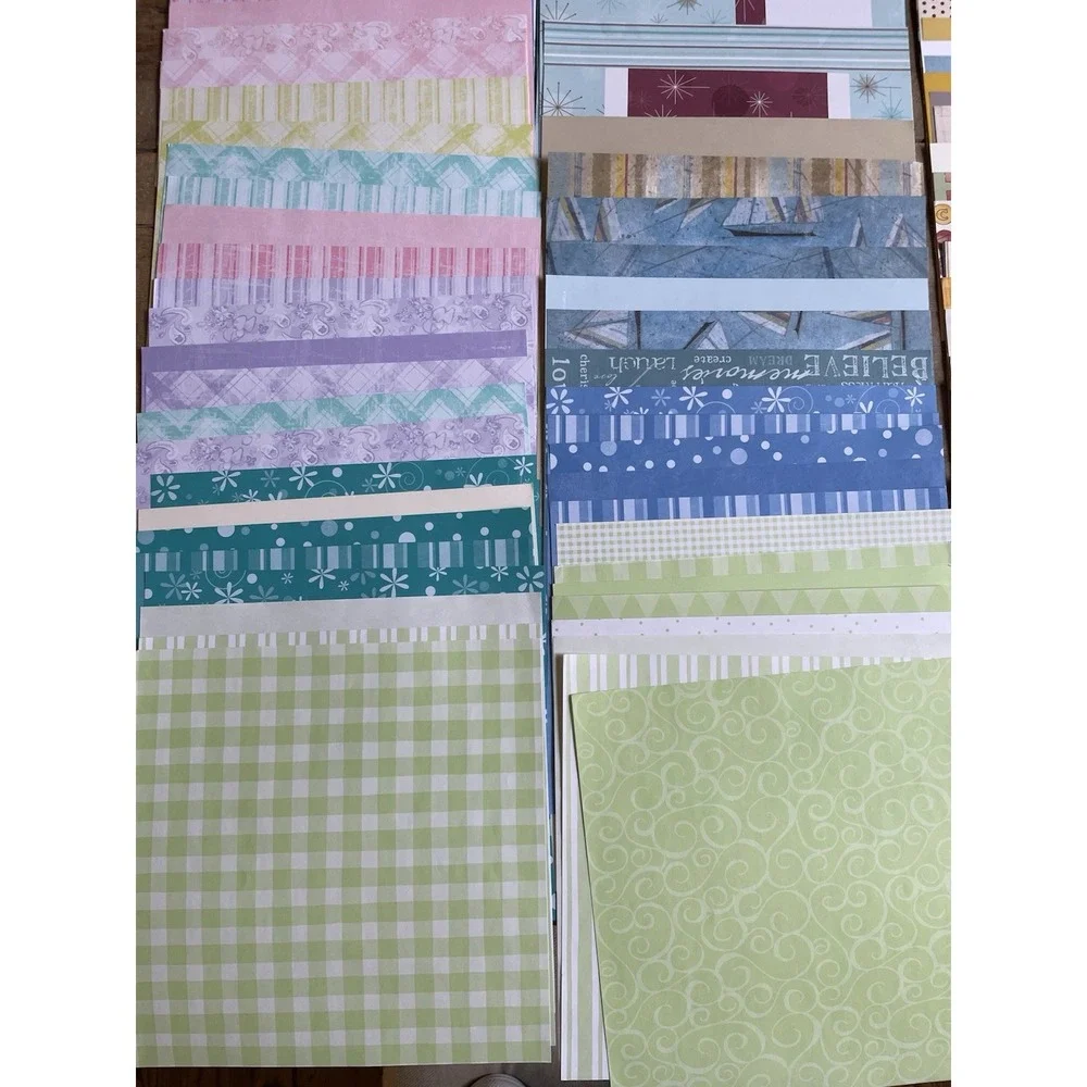 Close To My Heart Paper‎ Pack Scapbooking Journaling Card Making LOT 78